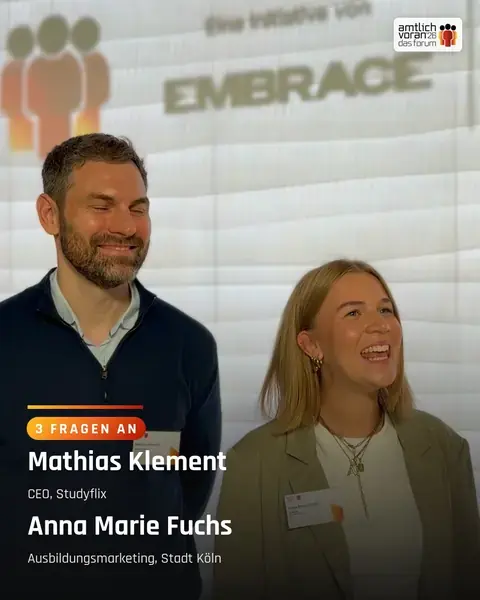 Vorschaubild: 3 Fragen an Anna Marie Fuchs & Mathias Klement