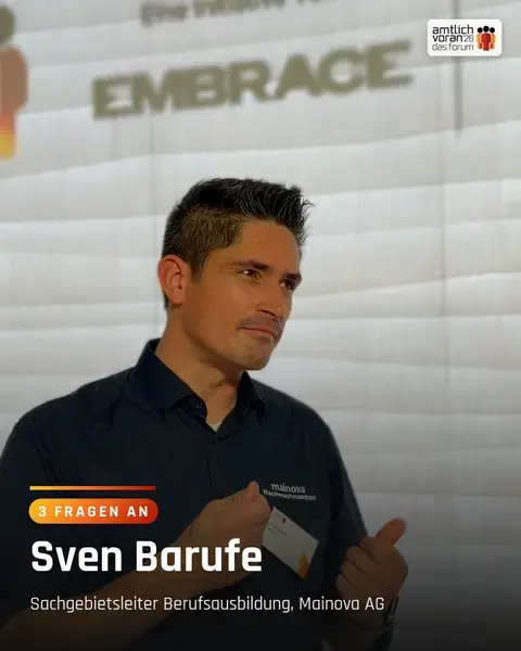 Vorschaubild: 3 Fragen an Sven Barufe